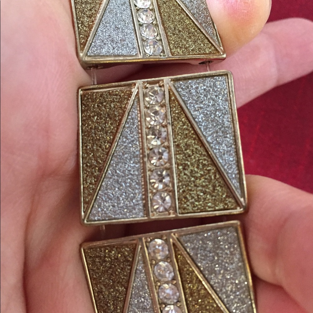 Octagon Rhinestone Bangle - Picture 5 of 5